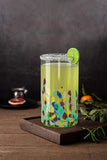 Hand Blown Mexican Drinking Glasses – Set of 6 (Climbing Confetti)