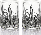 Octopus Tentacle Whiskey Glassware | Set of 2 | 9 OZ