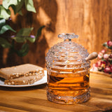 Crystal Bee Honey Dish Jar, Gift 6"