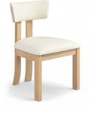 Lavrin - Vegan Leather Dining Side Chair (Set of 2) - Natural Base