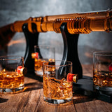 Shotgun Whiskey Decanter Set - 800 ml & 4 12oz Bullet Glasses