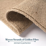 Jute Table Runner 14x72 Inch – Reversible Rustic Farmhouse Burlap Dining Décor