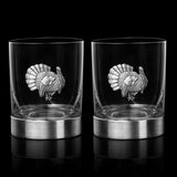 The Wine Savant Turkey Whiskey Glasses Set of 2