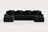 NEXO 135" 4-Seater Sofa with 2 Ottomans