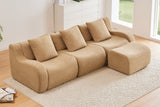 ROMA 115.3" 3-Seater Sofa with 1 Ottoman