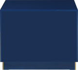 Cosmopolitan Acrylic Contemporary Side Table with Gold Stainless Steel Base for Chic Room Decor