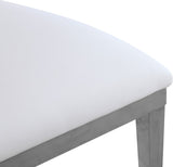 Carousel Contemporary Dining Chairs - Set of 2, Plush Comfort with Modern Gold Stainless Steel Frame