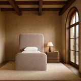 Fira - Chenille Fabric Upholstered Bed
