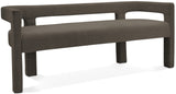 Athena Elegant Contemporary Bench for Stylish Comfort, Minimalistic Design, and Cozy Relaxation