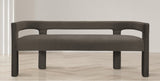 Athena Elegant Contemporary Bench for Stylish Comfort, Minimalistic Design, and Cozy Relaxation