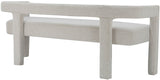 Athena Elegant Contemporary Bench for Stylish Comfort, Minimalistic Design, and Cozy Relaxation