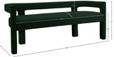 Athena Elegant Contemporary Bench for Stylish Comfort, Minimalistic Design, and Cozy Relaxation