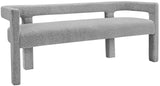 Athena Elegant Contemporary Bench for Stylish Comfort, Minimalistic Design, and Cozy Relaxation