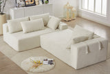 NOUVA 108" Chenille Left Chaise Sectional