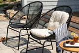 LARIN Outdoor Wicker Chair Set Of 2