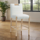 Aimee - Counter Stool - Light Brown Legs