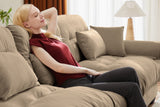 CLOUDIES 173" 4 Seater Sofa with 1 Ottoman