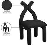 Xena Accent Chair – Luxurious Boucle Fabric, Solid Wood Frame, Contemporary Design for Elegant Spaces