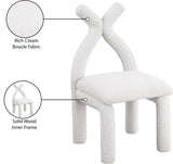 Xena Accent Chair – Luxurious Boucle Fabric, Solid Wood Frame, Contemporary Design for Elegant Spaces