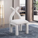 Xena Accent Chair – Luxurious Boucle Fabric, Solid Wood Frame, Contemporary Design for Elegant Spaces