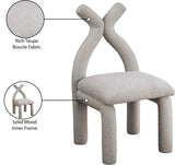 Xena Accent Chair – Luxurious Boucle Fabric, Solid Wood Frame, Contemporary Design for Elegant Spaces