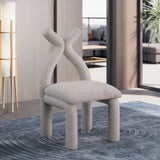 Xena Accent Chair – Luxurious Boucle Fabric, Solid Wood Frame, Contemporary Design for Elegant Spaces