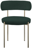 Beacon Boucle Fabric Dining Chair Set - Contemporary Design with Sturdy Iron Frame for Comfort