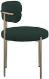 Beacon Boucle Fabric Dining Chair Set - Contemporary Design with Sturdy Iron Frame for Comfort