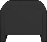 Artisto Contemporary Night Stand with Rich Ash Veneer Finish and Dual Handle Options for Style