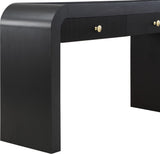 Artisto Contemporary Console Table with Elegant Ash Veneer Finish and Versatile Handle Options