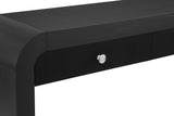 Artisto Contemporary Console Table with Elegant Ash Veneer Finish and Versatile Handle Options