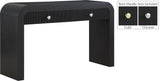 Artisto Contemporary Console Table with Elegant Ash Veneer Finish and Versatile Handle Options