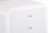 Artisto Contemporary Chest with Rich Ash Veneer Finish and Versatile Gold & Chrome Handles