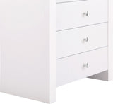 Artisto Contemporary Chest with Rich Ash Veneer Finish and Versatile Gold & Chrome Handles