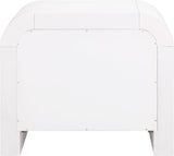 Artisto Contemporary Night Stand with Rich Ash Veneer Finish and Dual Handle Options for Style