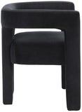 Athena Velvet Dining Chair - Modern Elegance with Soft Boucle Fabric for Stylish Dining Experiences