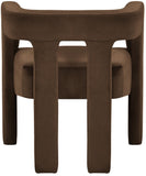 Athena Velvet Dining Chair - Modern Elegance with Soft Boucle Fabric for Stylish Dining Experiences