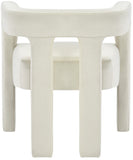 Athena Velvet Dining Chair - Modern Elegance with Soft Boucle Fabric for Stylish Dining Experiences