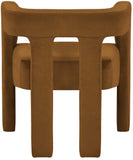 Athena Velvet Dining Chair - Modern Elegance with Soft Boucle Fabric for Stylish Dining Experiences
