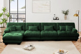 CLOUDIES 173" 4 Seater Sofa with 1 Ottoman