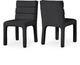 Kai Contemporary Dining Chair Set - Elegant Deep Channel Tufted Design for Modern Interiors