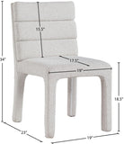 Kai Contemporary Dining Chair Set - Elegant Deep Channel Tufted Design for Modern Interiors