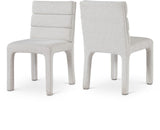 Kai Contemporary Dining Chair Set - Elegant Deep Channel Tufted Design for Modern Interiors