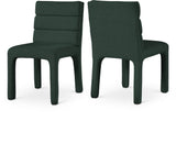 Kai Contemporary Dining Chair Set - Elegant Deep Channel Tufted Design for Modern Interiors