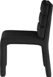 Kai Dining Chair Set of 2 - Luxurious Velvet Upholstery with Channel Tufting for Ultimate Comfort
