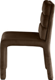 Kai Dining Chair Set of 2 - Luxurious Velvet Upholstery with Channel Tufting for Ultimate Comfort