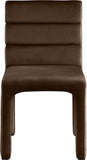 Kai Dining Chair Set of 2 - Luxurious Velvet Upholstery with Channel Tufting for Ultimate Comfort