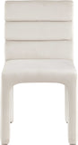 Kai Dining Chair Set of 2 - Luxurious Velvet Upholstery with Channel Tufting for Ultimate Comfort