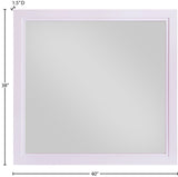 Bowtie Glass Contemporary Mirror - Elevate Your Bedroom Decor with Unique Elegance and Style