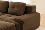 CORDELIA 151" 6-Seater Sofa with 2 Ottomans